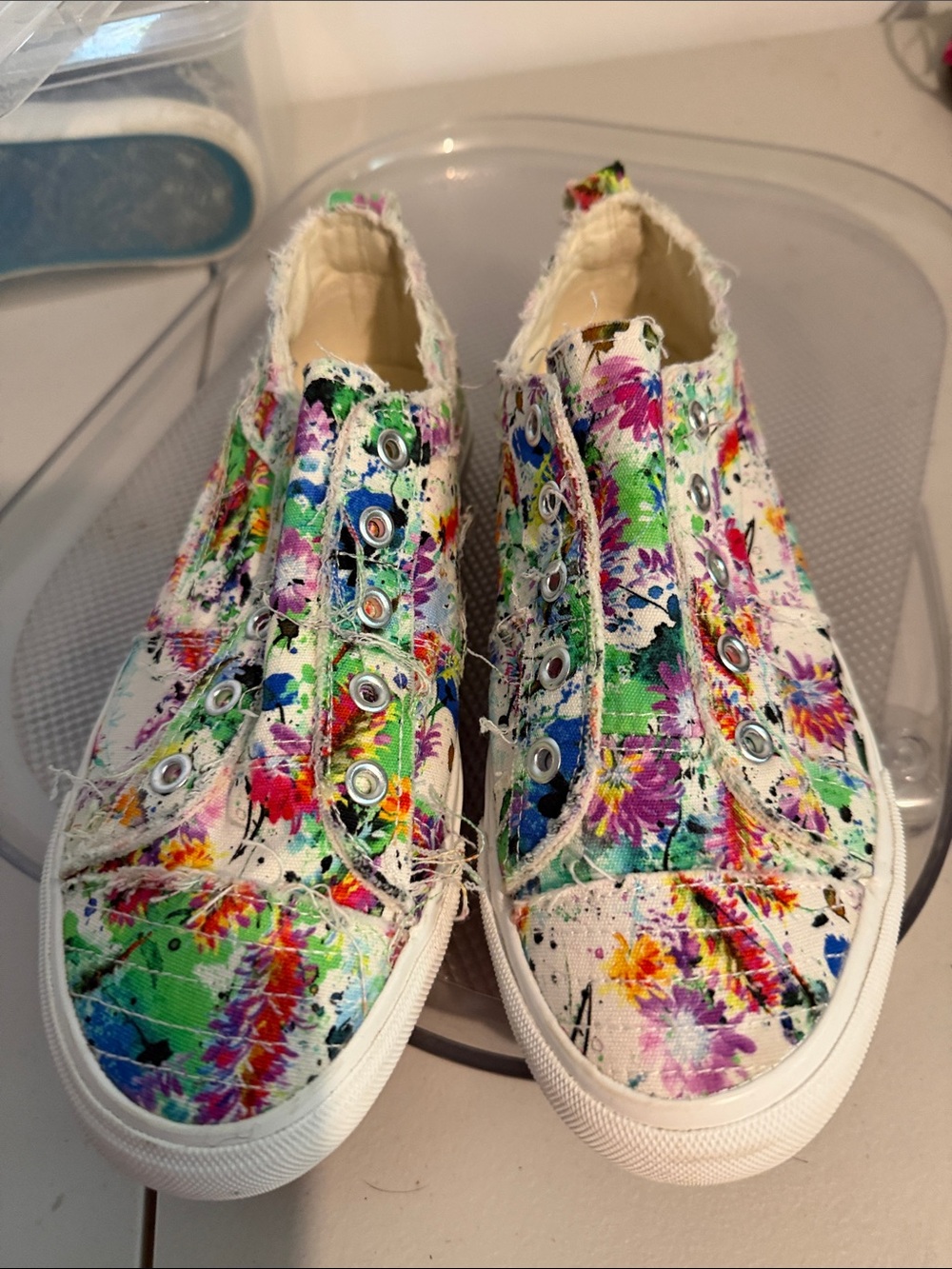 Corkys slip on tennis shoe size 8